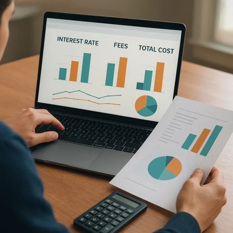Como comparar juros, taxas e custo total de um empréstimo nos Estados Unidos?