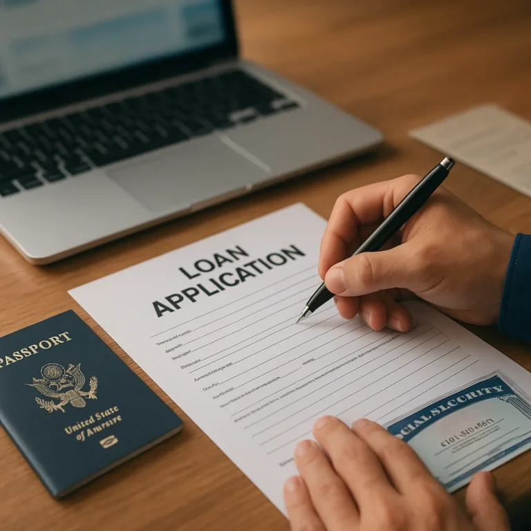 Quais documentos e requisitos são necessários para solicitar um empréstimo nos Estados Unidos?